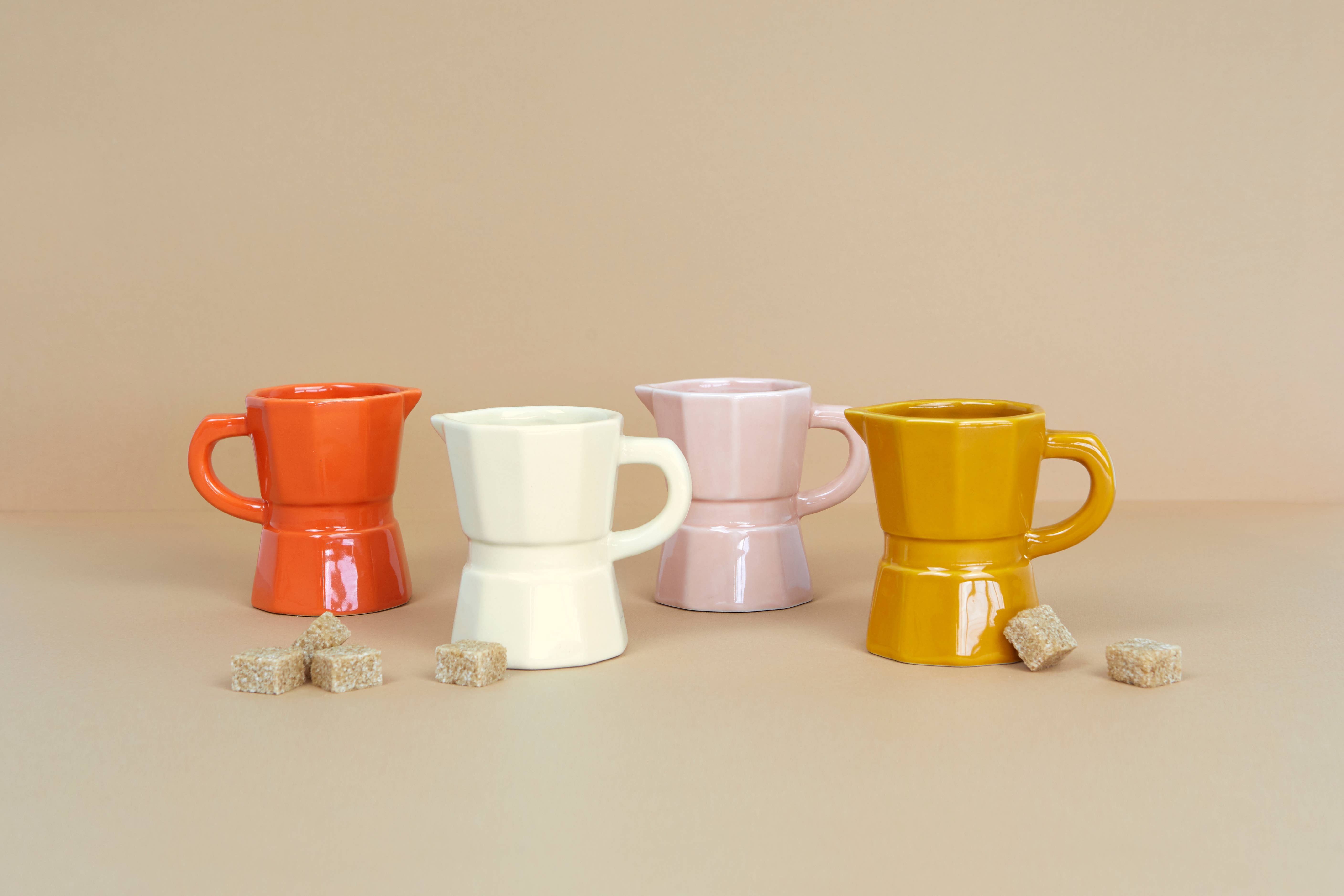 Balvi - Vendita all'ingrosso Tazza - Set di 4 tazze da caffè a forma di moka, colori assortiti Moka Caramel3