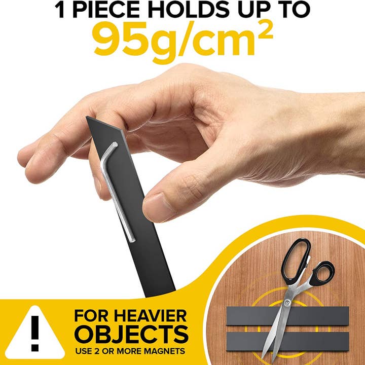 X-bet MAGNET - Wholesale Magnet - Adhesive Magnet Strips - Flat Thin Magnetic Tape for Crafts - Tool and Knife Magnetic Strip - 11 PCs UK3