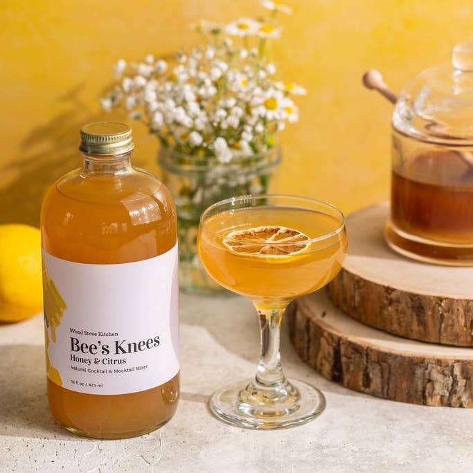 Wood Stove Kitchen - Wholesale Cocktail Mix/Syrup - Bee's Knees Cocktail and Mocktail Mixer, 16 fl oz4