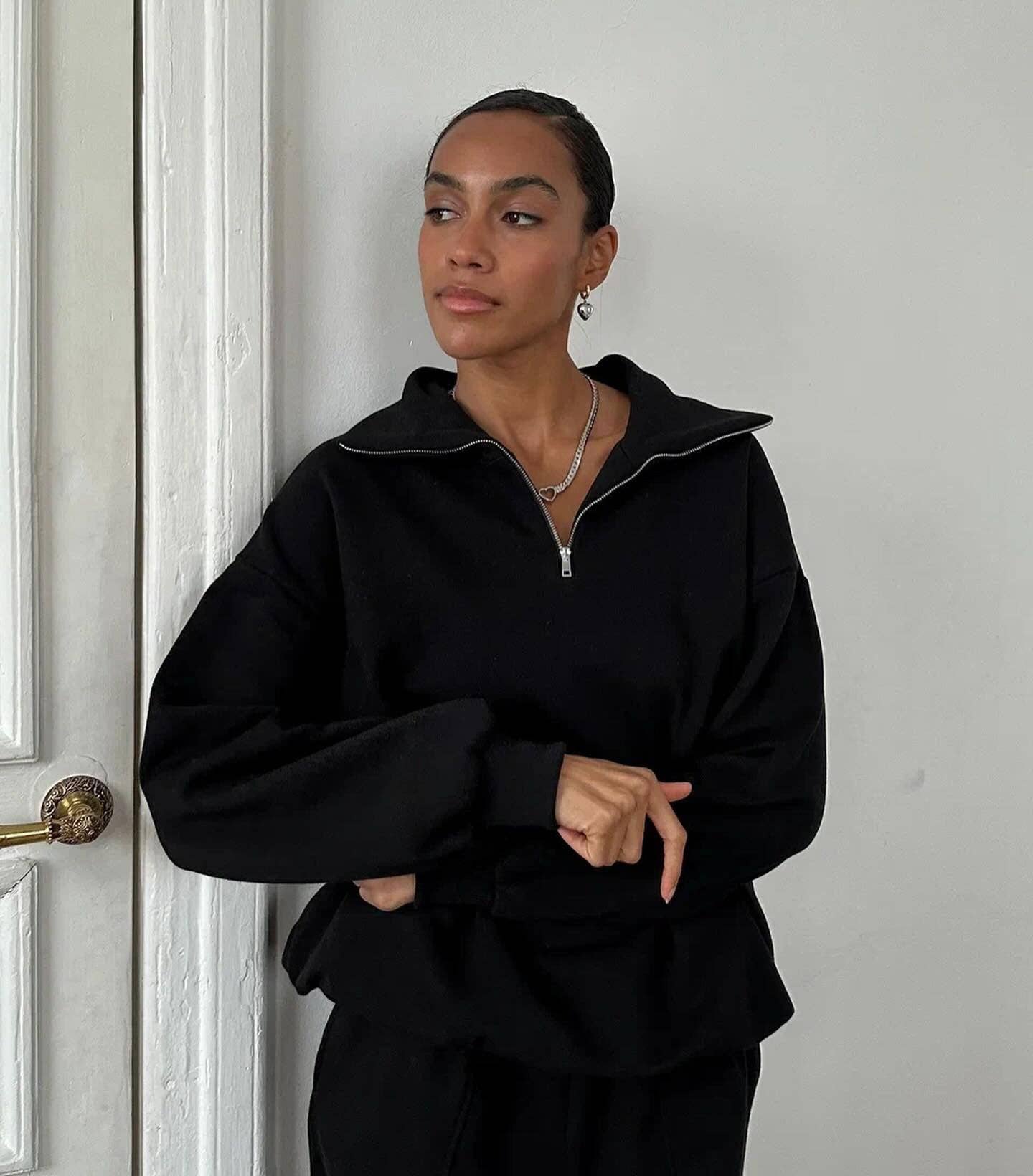 Marayn – wholesale Lounge set – Women's – European Autumn HighWaist Sweatshirt  Pants Set7