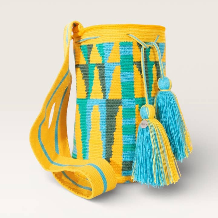 Abstract crossbody bag L | Daffodil for wholesale by Guajii Design