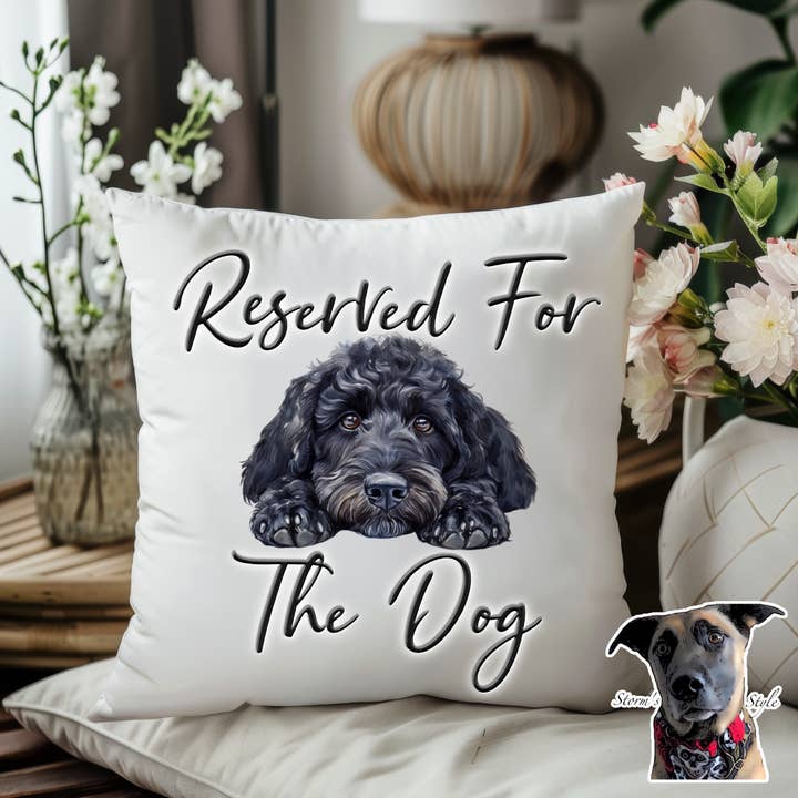 Reserverad för hunden Kudde - 308 designer för wholesale av Storms Style