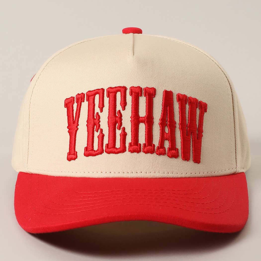 Fashion City - Wholesale Trucker Hat - Unisex - 	
YEEHAW Two-Tone Embroidered Trucker Hat5
