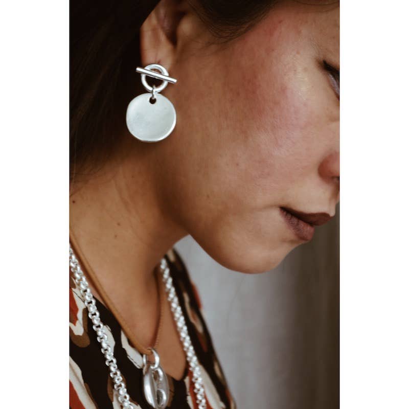 SECRET DE CUIR - Wholesale Dangle Earrings - N°47 - GM PASTILLE EARRINGS1