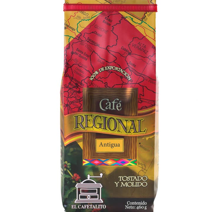 CAFE ANTIGUA MOLIDO 460GR EL CAFETALITO REGIONAL Guatemala para venta al por mayor de CONSERVAS LA RECETA