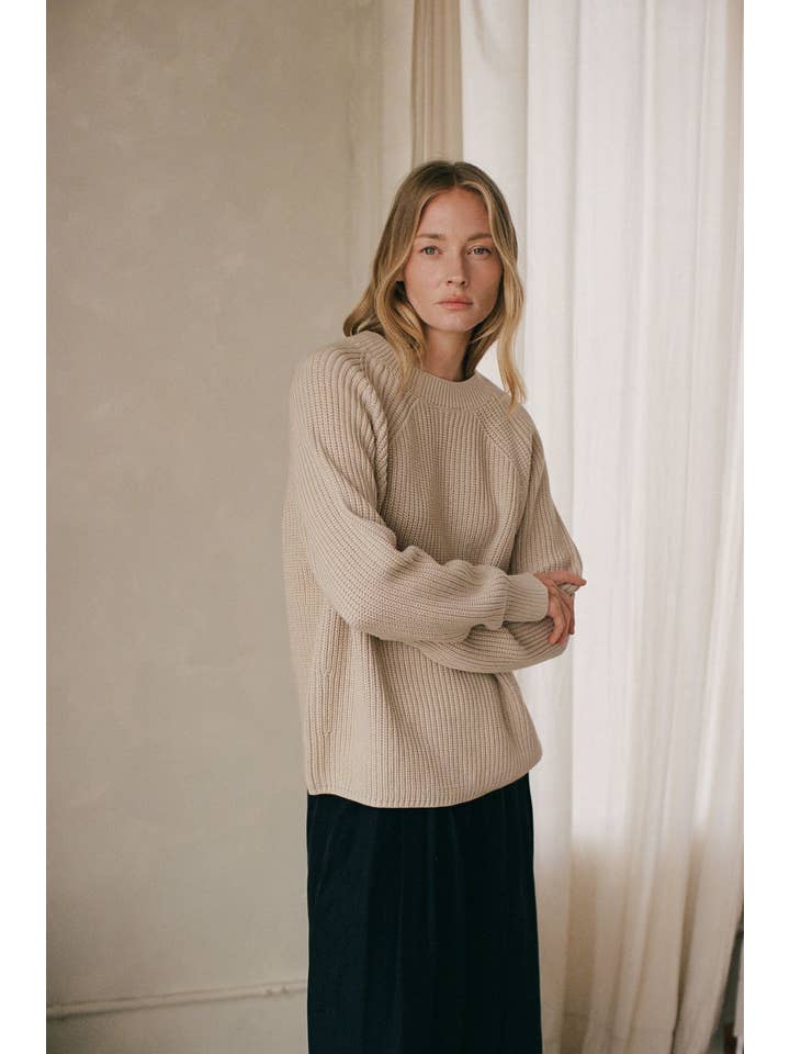 By Together – Engroshandel Pullover - Dame – AW1036 | Strikket bomulds akryl trøje