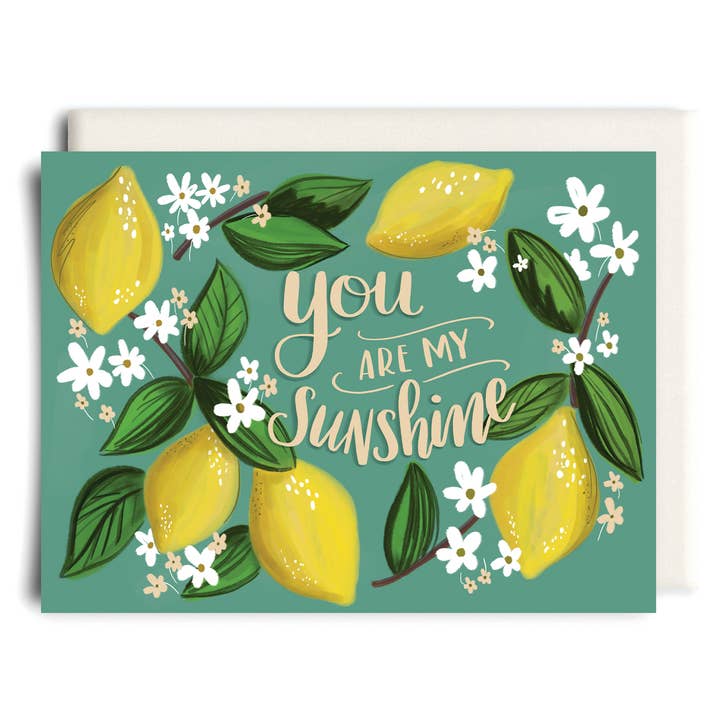 You Aare My Sunshine | Biglietto d'auguri d'amore per la vendita all'ingrosso da parte di Inkwell Cards