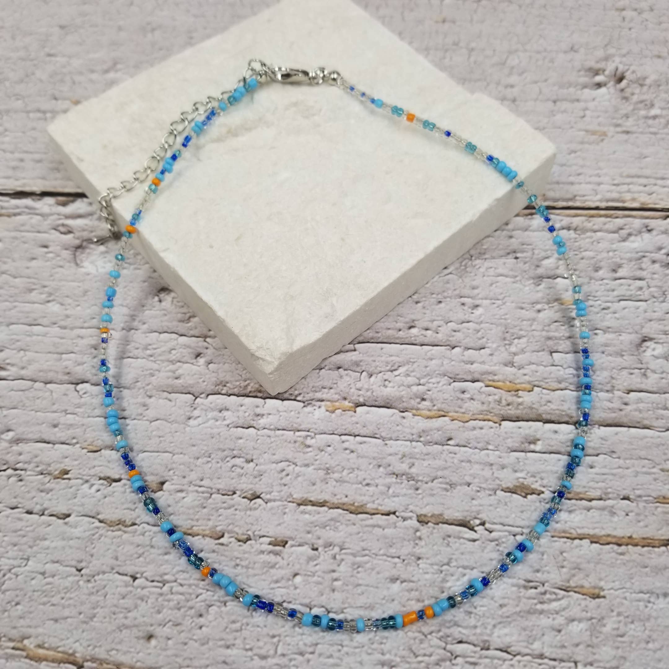 Treasure Wholesale - Wholesale Beaded/Pearl Necklace - Boho Layered Colorful Miyuke Bead Necklace6