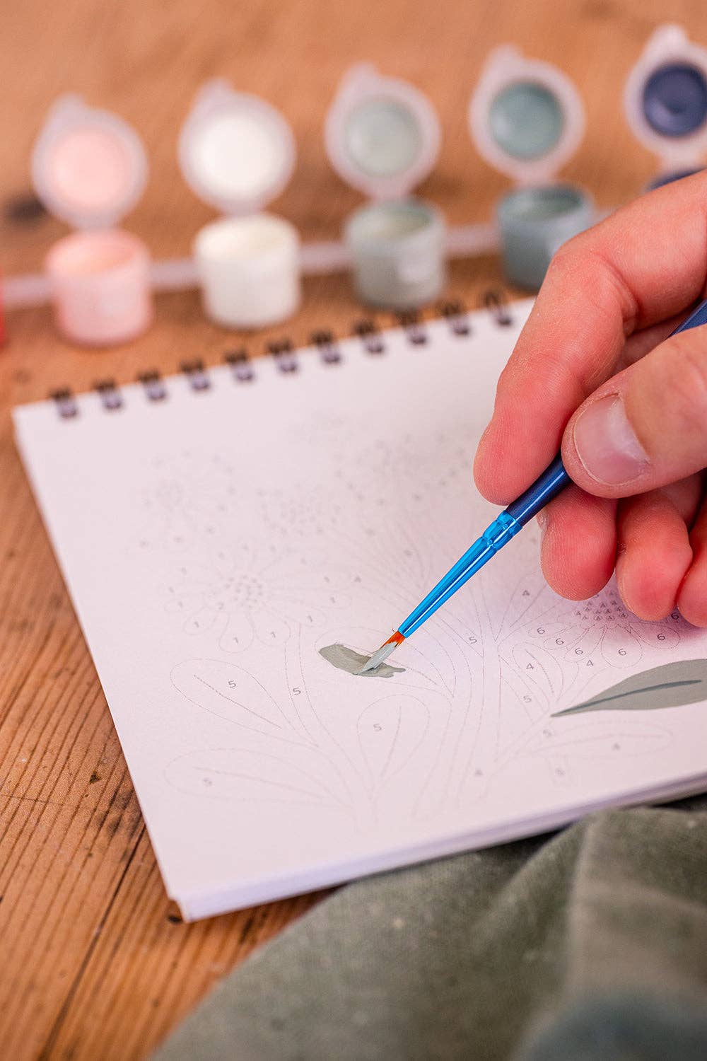 Maison Joliette – Großhandel Bastelset – Malen nach Zahlen – Wildblumen5