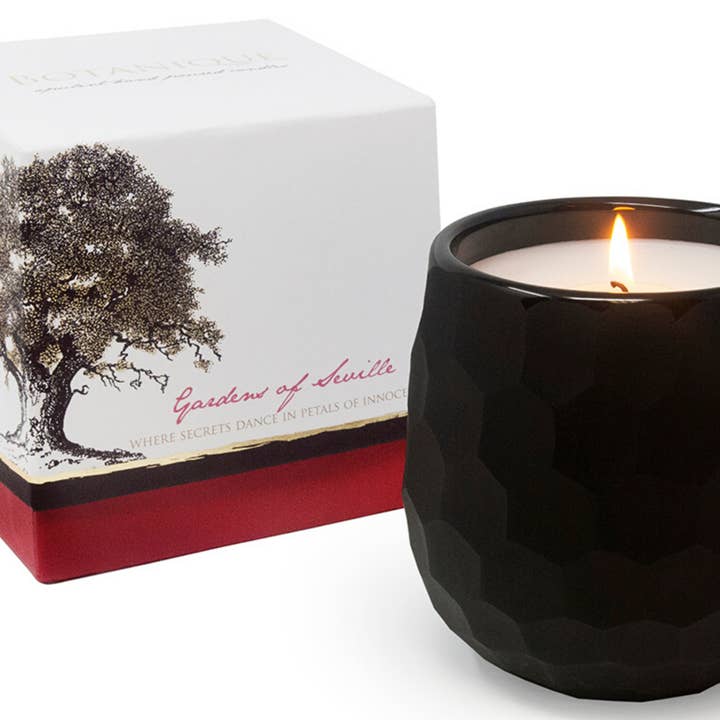 Andaluca - Wholesale Jar/Filled Candle - Botanique Luxe 16 oz Black Candle14