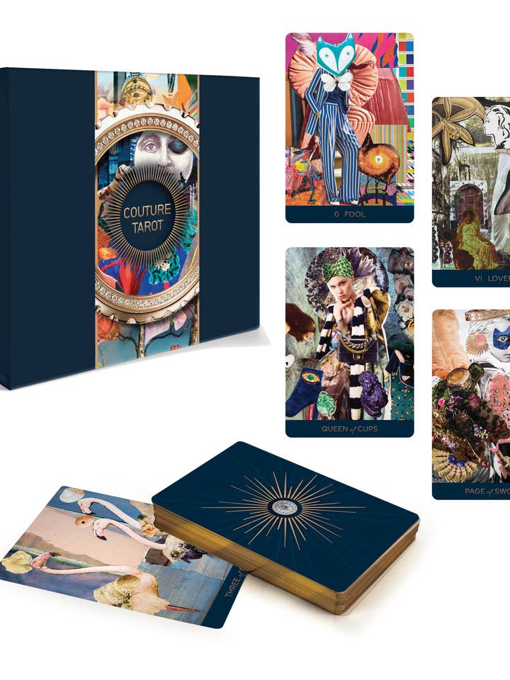 Couture Tarot: (Kit de Tarot con 78 Cartas y Libro Guía) para venta al por mayor de Schiffer Publishing