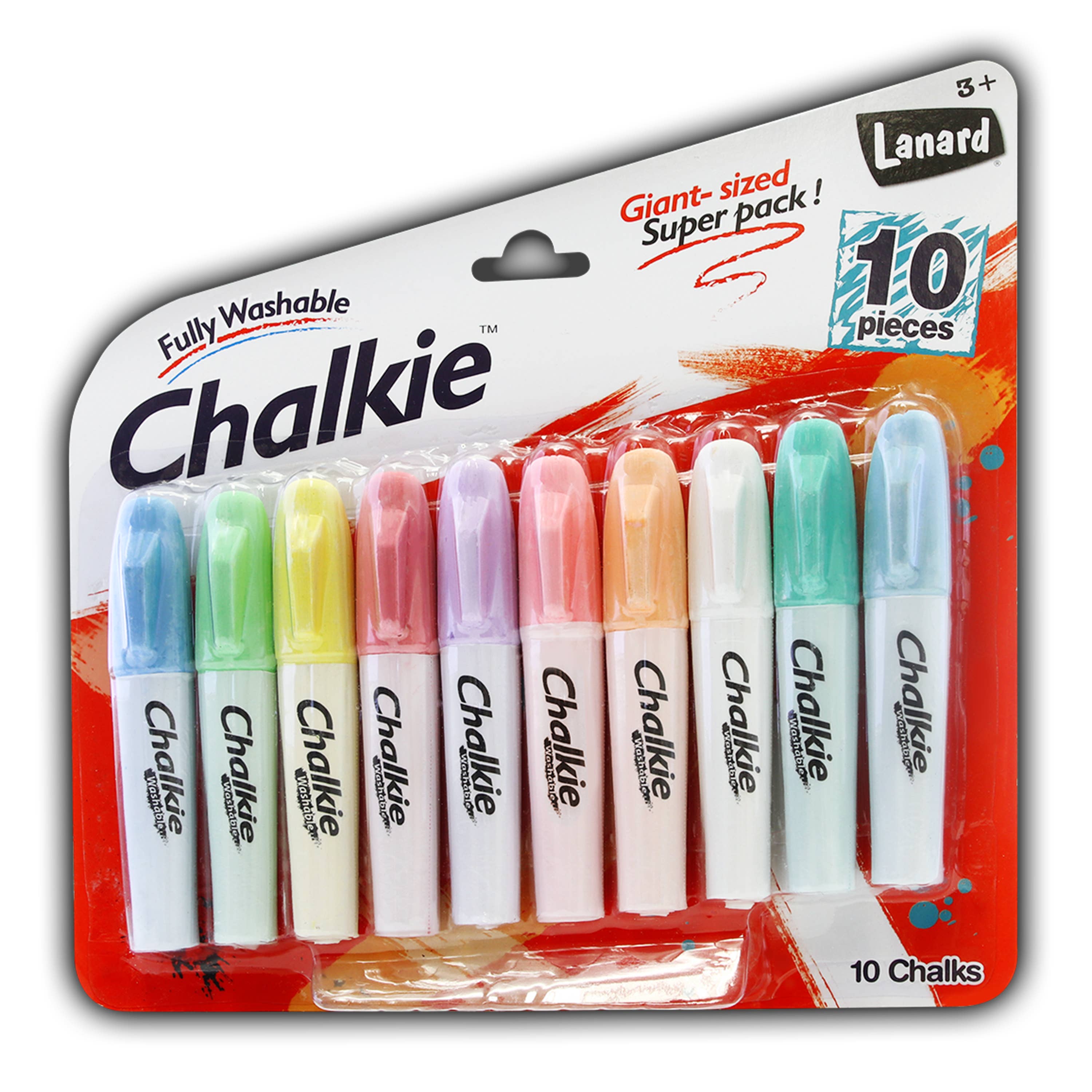 US Toy Company - Wholesale Chalk - Chalkie Fun Colorful Chalk Writers 10 pieces0