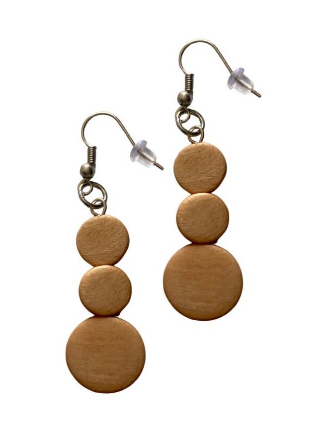 Katong Wooden Earrings for wholesale by Bijondo