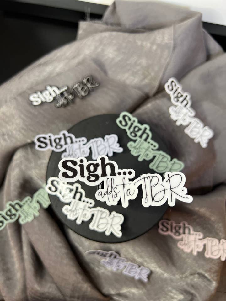 Bookish TBR Sticker Decal For Kindle/Laptop for wholesale by Dark Delights Bootique