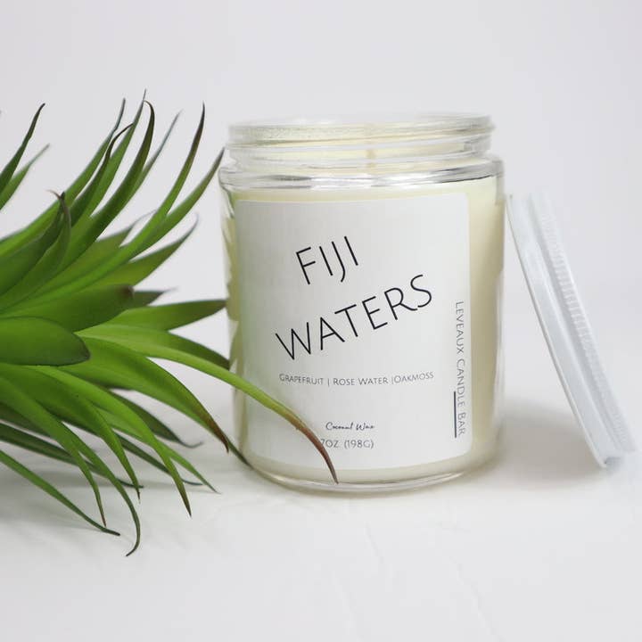 Leveaux Candle Bar - Wholesale Jar/Filled Candle - Fiji Water