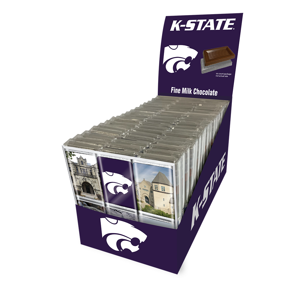 Game On Foods - Wholesale Chocolate Bar - Kansas State Wildcats Chocolate Iconics1