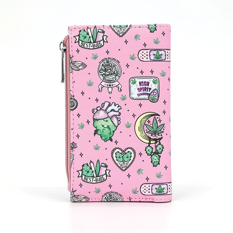 COMECO INC - Wholesale Wallet - Women's - Magical High Wallet, Girly Vinyl Wallet with RFID2