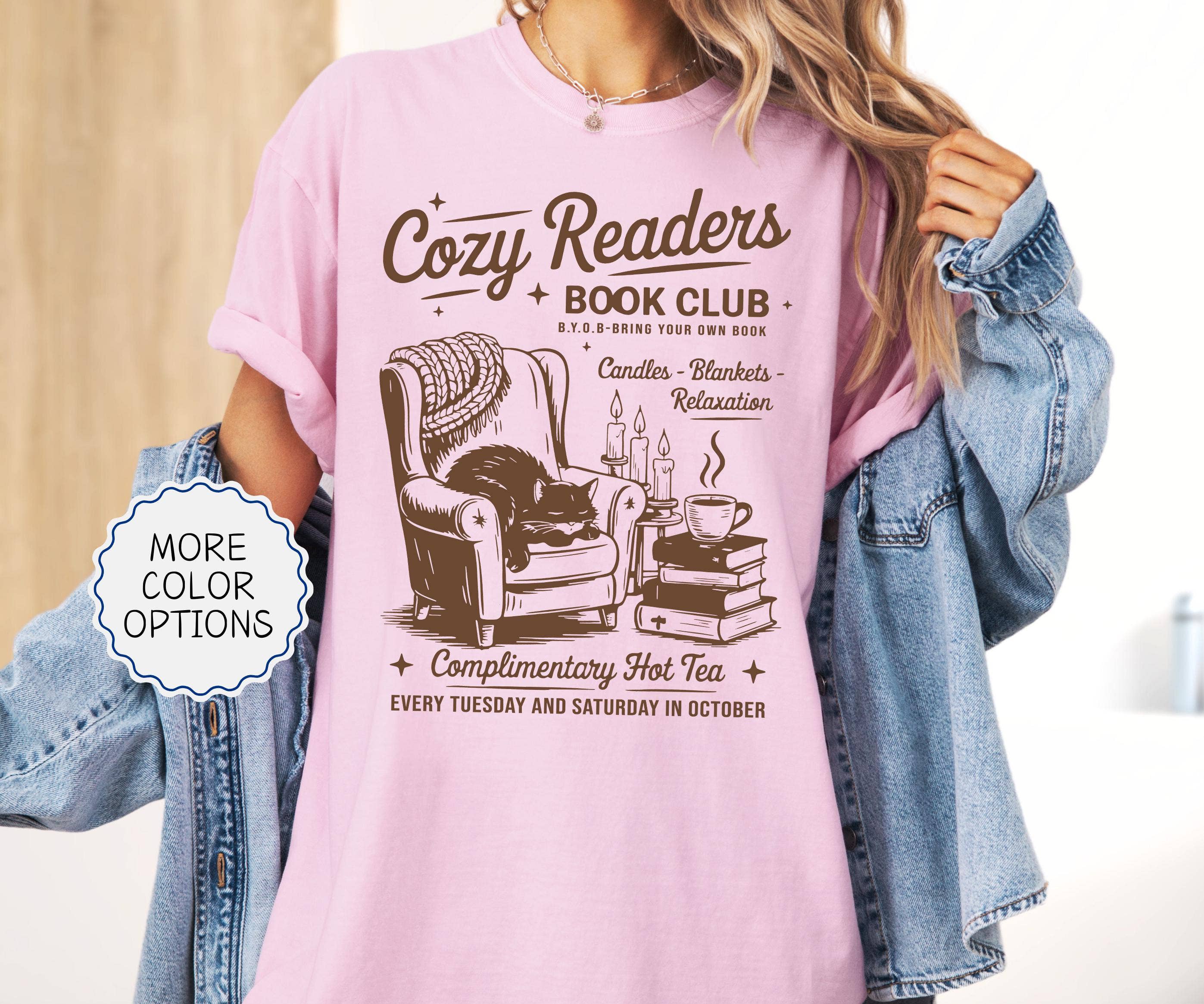 CVH DREAMY LTD - Wholesale T-Shirt (Graphic) - Women's - Cozy Fall Book Club Shirt, Halloween Book Club Sweatshirt1