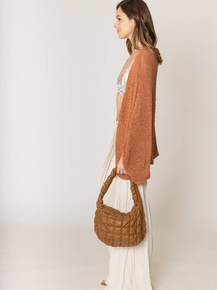 MiMi Wholesale - Wholesale Cardigan - Women's - CLC410058 Mila Lace Back Crochet Cardigan/Kimono
