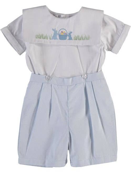 Conjunto de camisa y pantalón corto para niños Carriage Boutique - Pascua para venta al por mayor de Julius Berger & Carriage Boutique