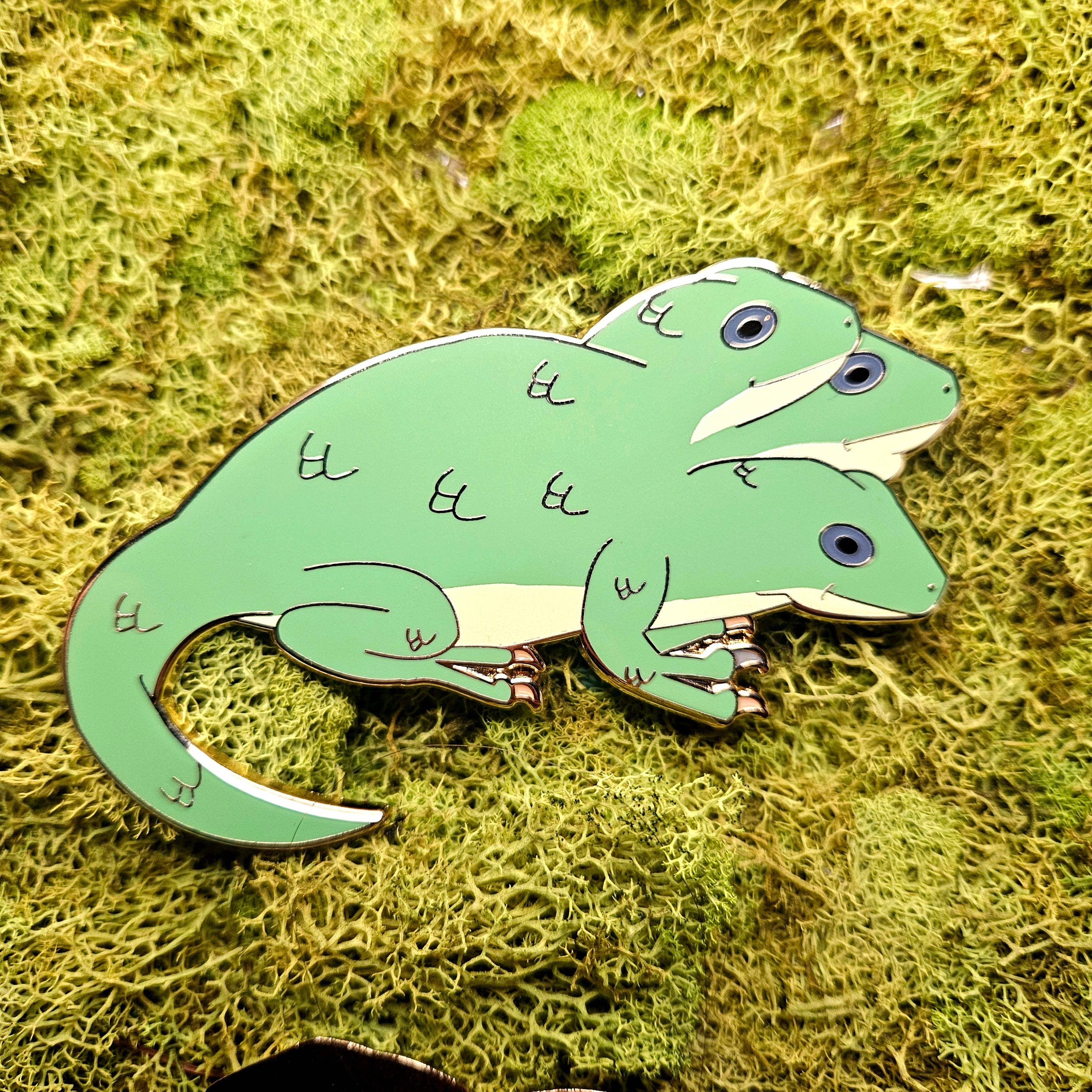 Floating Frogs - Wholesale Lapel Pin/Button - Hydrog Enamel Pin1