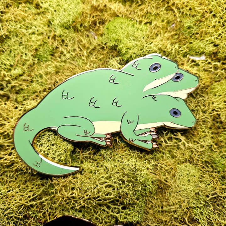 Floating Frogs - Wholesale Lapel Pin/Button - Hydrog Enamel Pin1