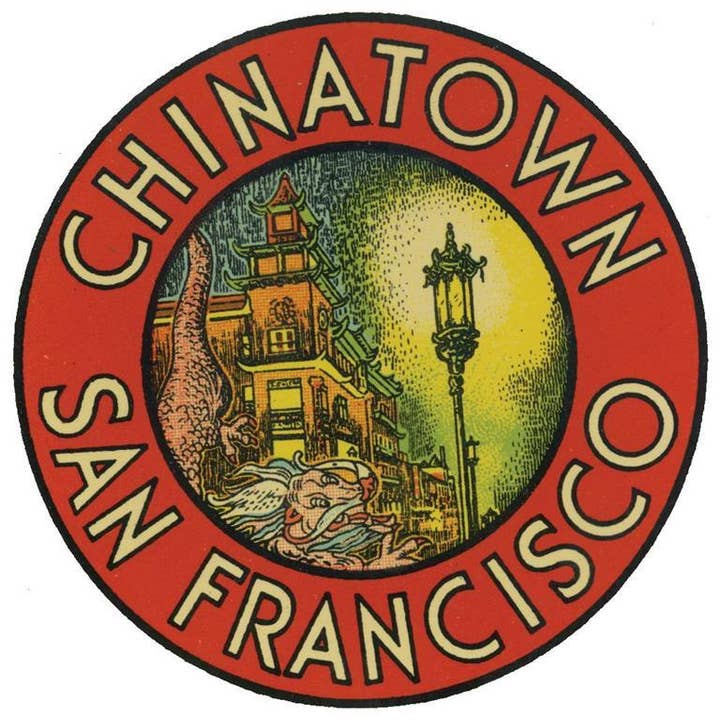 Found Image Press - Wholesale Stationery/Notecard Set - Greeting Card SF-633 Chinatown San Francisco