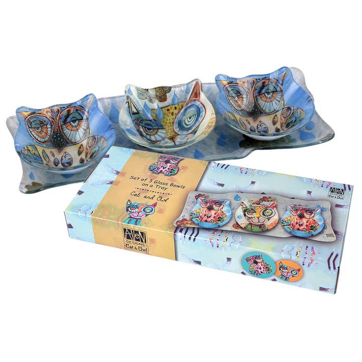 RIKARO - Wholesale Tableware set - Cat & Owl Set
