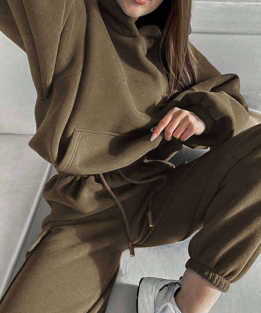 Aria Romance – wholesale Träningskläder – Dam – Prestanda Fleece Hoodie Jogger Set11