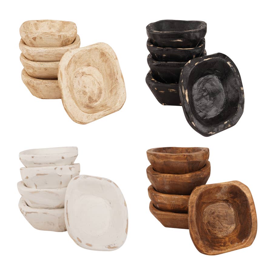 Wholesale Supply Unique Handmadeteddy Bear Wooden Dough Bowls Set of 5: DIY  Candle Ready Making Kit. Farmhouse Decor Gift Bowls DIY Candle. 
