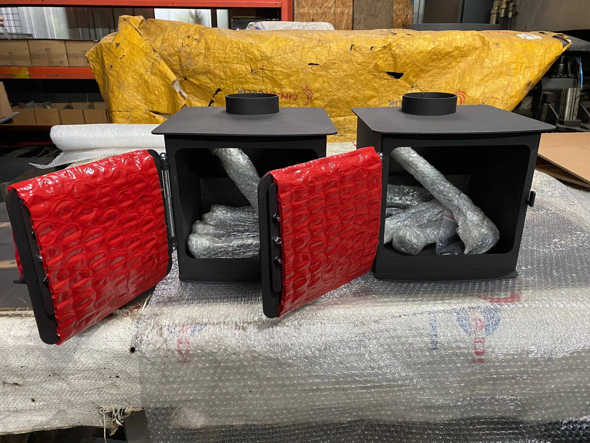 blackseametalworks – wholesale Spis-/brännarskydd – Mini vedspis för camping och husbil, liten spis för tiny house9