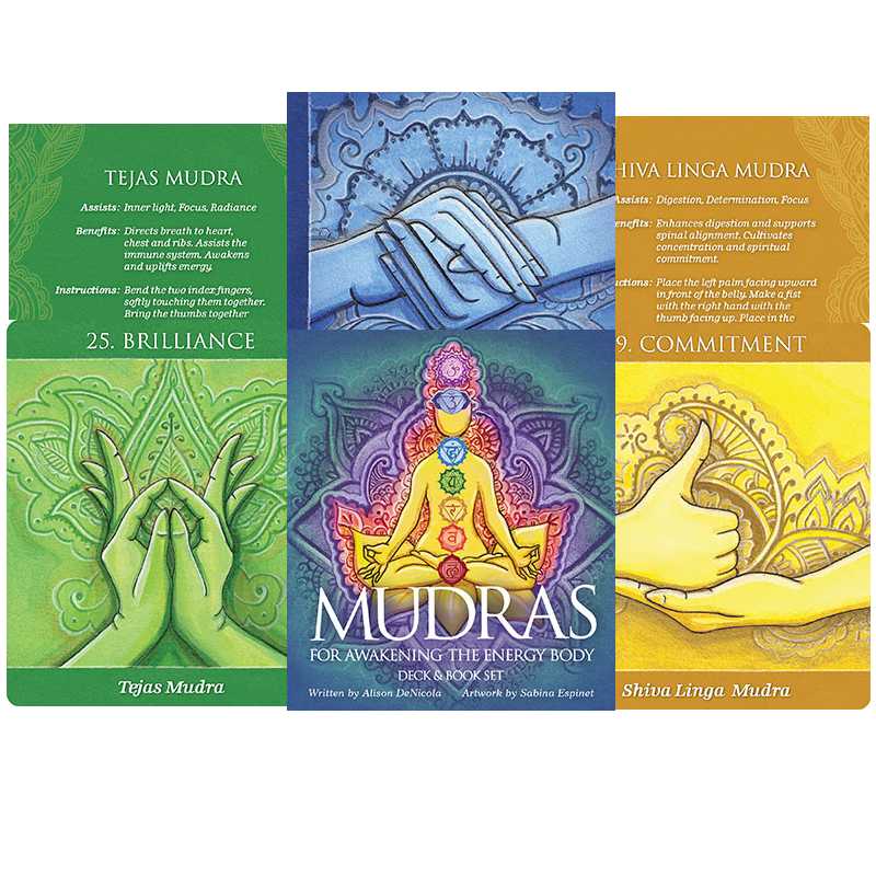 Cardshouse - Wholesale Tarot Cards - Mudras For Awakening The Energy Body Deck And Book Set Us Ga0