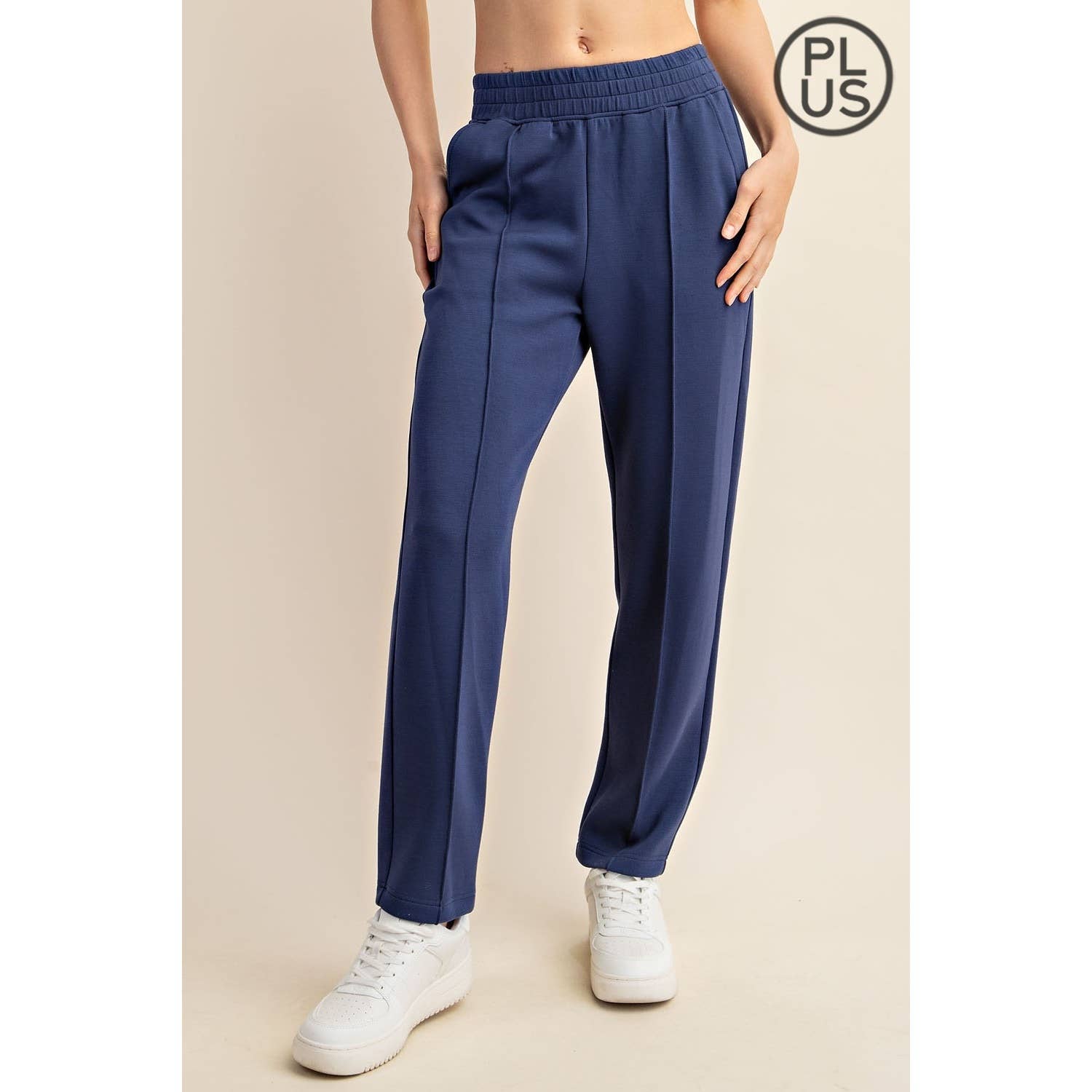 Rae Mode - Wholesale Broek - Dames - PLUS SIZE MODAL SCUBA PINTUCK BROEK28