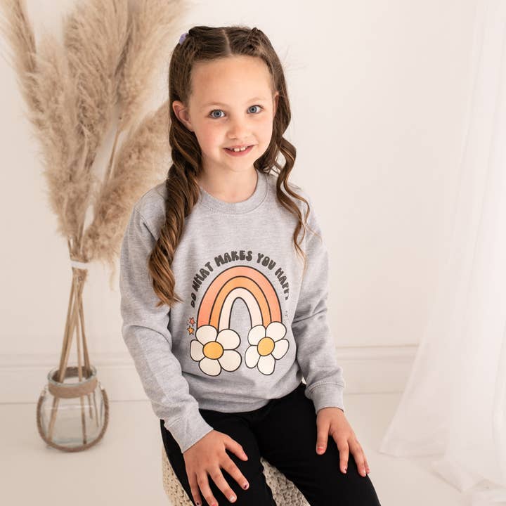 Do What Makes You Happy Sweater for wholesale by Amber and Noah