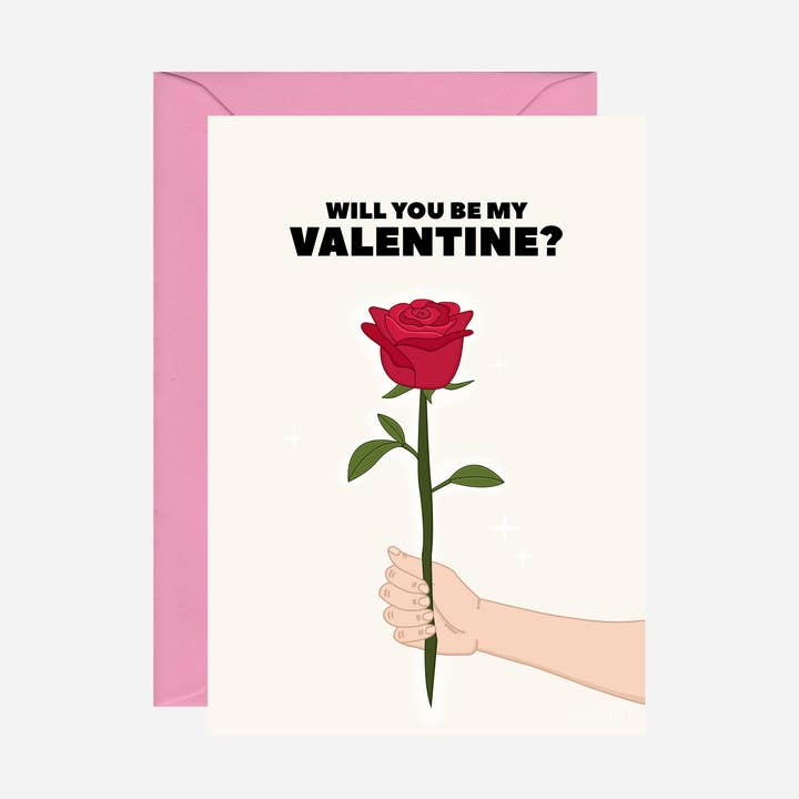 Biglietto di San Valentino con rose per la vendita all'ingrosso da parte di Pearl Ivy