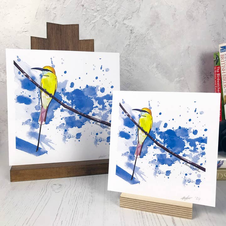 Little Bee Eater Bird Print for wholesale by Loadofolbobbins