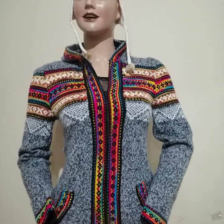 Hooded Alpaca Wool Knitted Jacket Hoodie White Sweater and other Purchase Wholesale m c. Free Returns & Net 60 Terms on Faire trending on Faire.