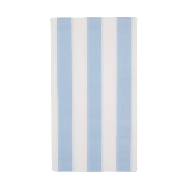 TOALLAS DE INVITADOS CON RAYAS TIPO CABAÑA AZUL CIELO para venta al por mayor de Bonjour Fête