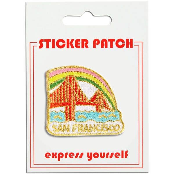 Golden Gate Bridge San Francisco Sticker Patch for wholesale by THE FOUND