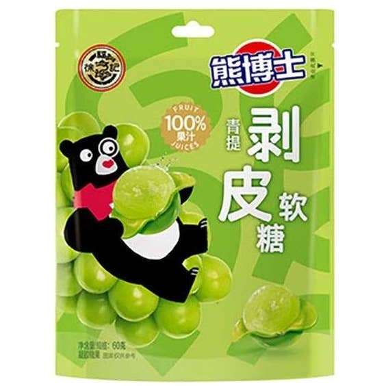 Global Bite Co - Wholesale Gummy - XFJ Dr. Bear Green Grape Juicy Gummy 10pck (China)