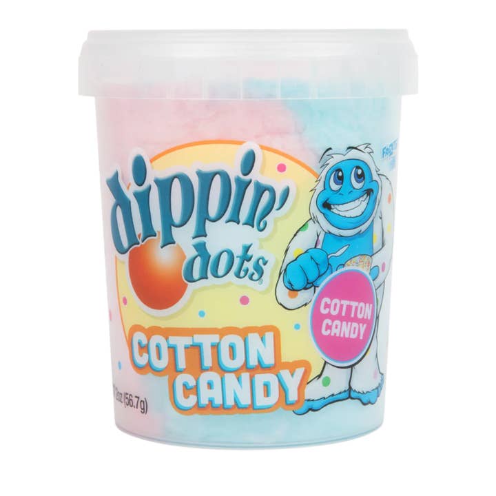 Dippin' dots Cotton Candy Tub 2oz - 24ct for wholesale by I Got Your Candy