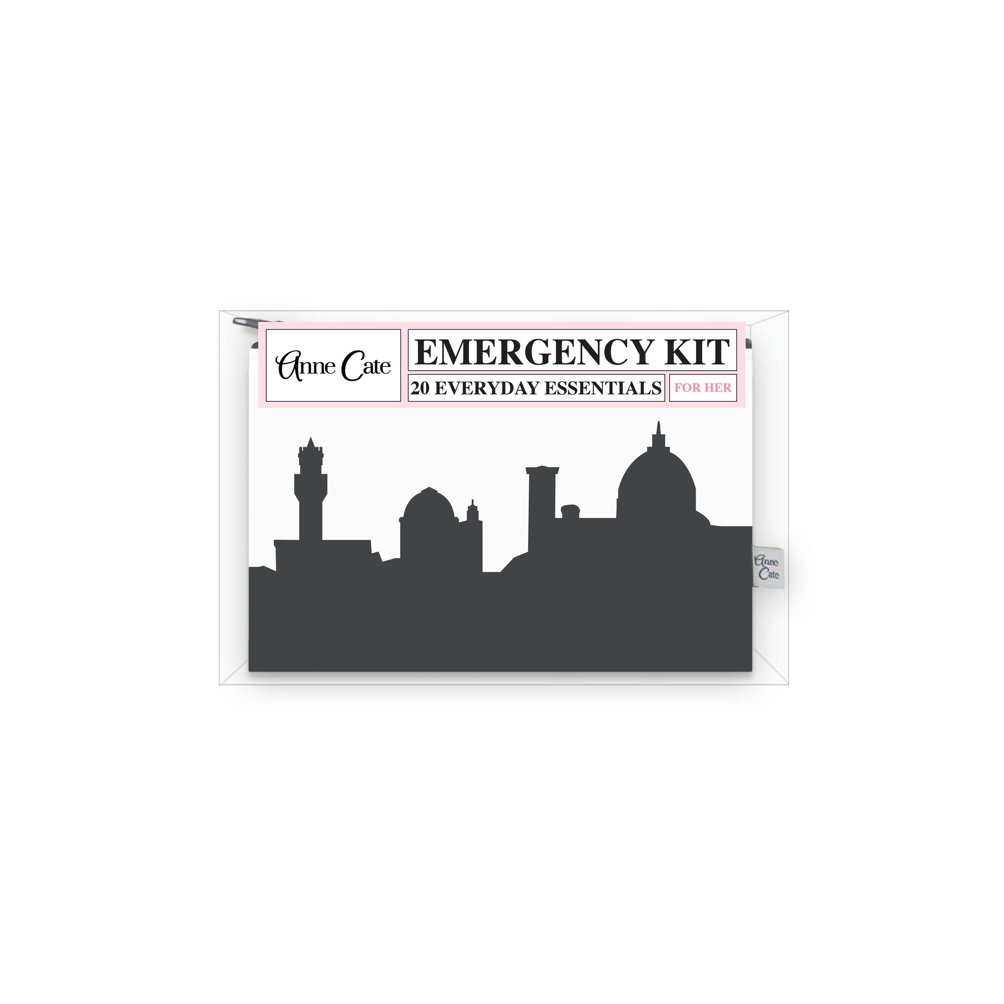 Anne Cate – wholesale Travel set – Skyline Mini Wallet Emergency Kit - For Her23