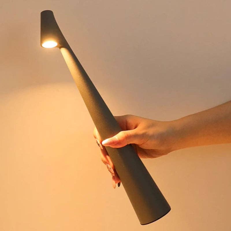 Kiyo Home - Vente Lampes d'appoint/de bureau - Lampe Cône Minimaliste | Lampe de Table LED Portable | Alimentée par USB11