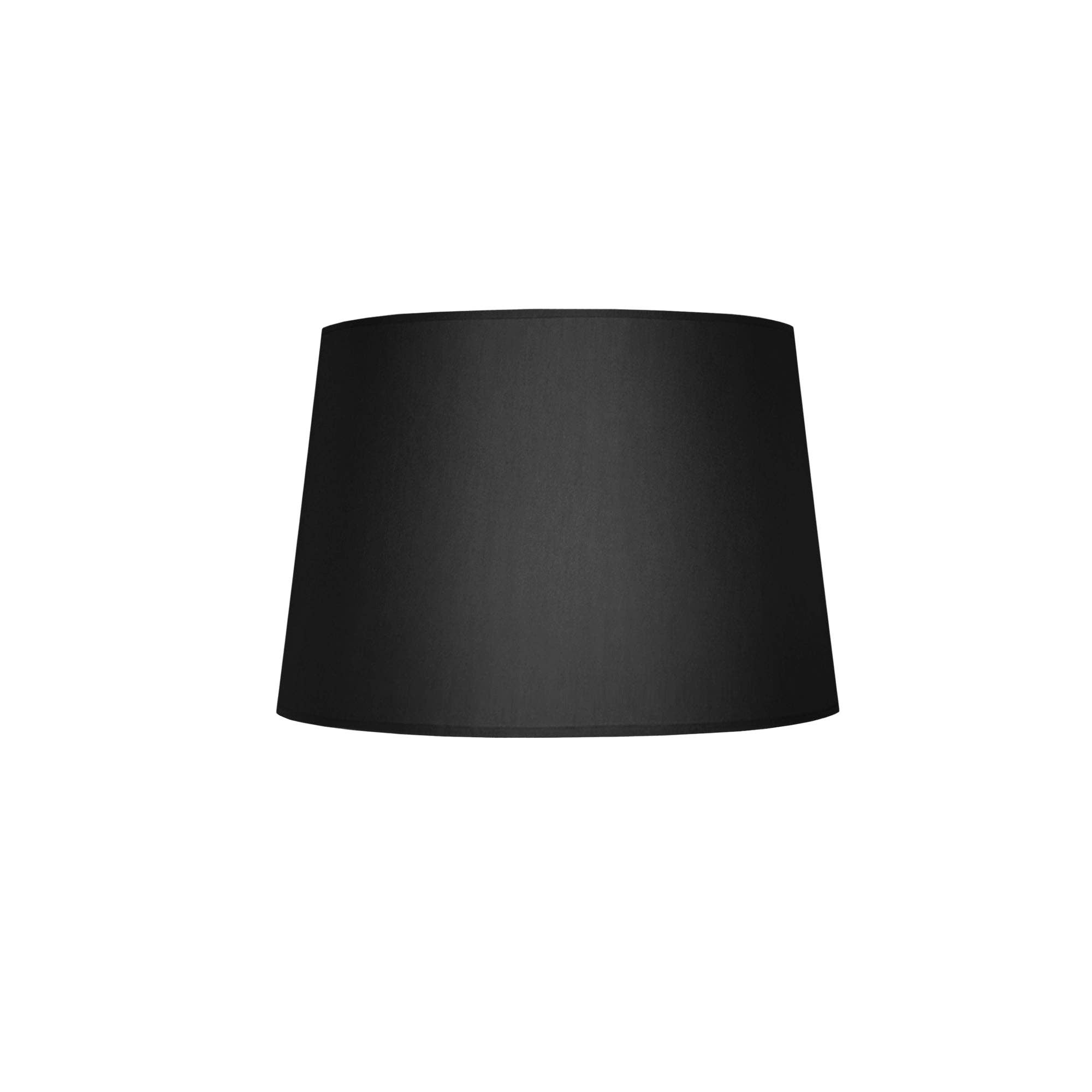 Tosel Shop - Wholesale Lamp Shade - TAMBOUR 25 - Drum Black Fabric Lampshade0
