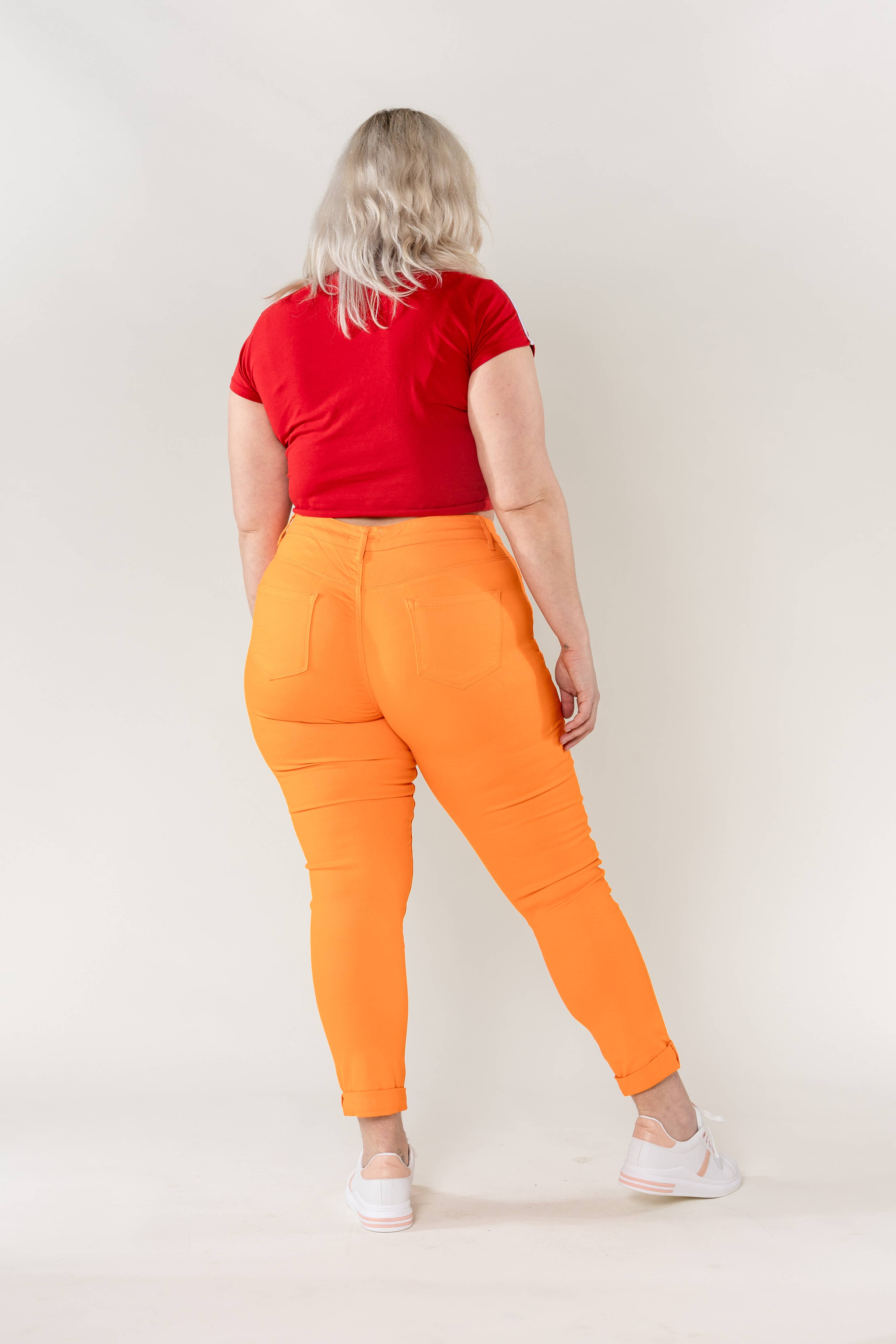 Nina Carter – Calças - Mulher por atacado – Tamanho Plus Curve Plus Tamanho Voltar ao Pescoço P19923