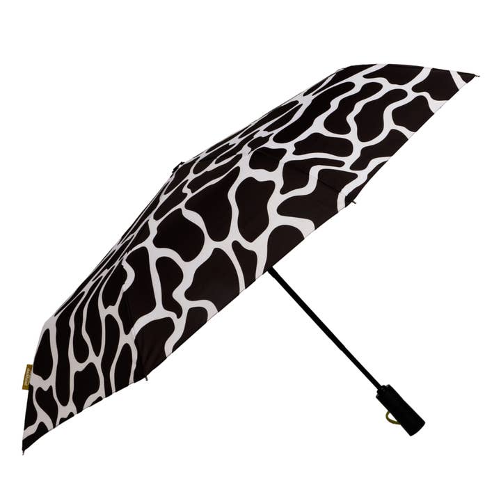 The Daily - Black & White Ripples Automatic Umbrella for wholesale by Original Duckhead USA