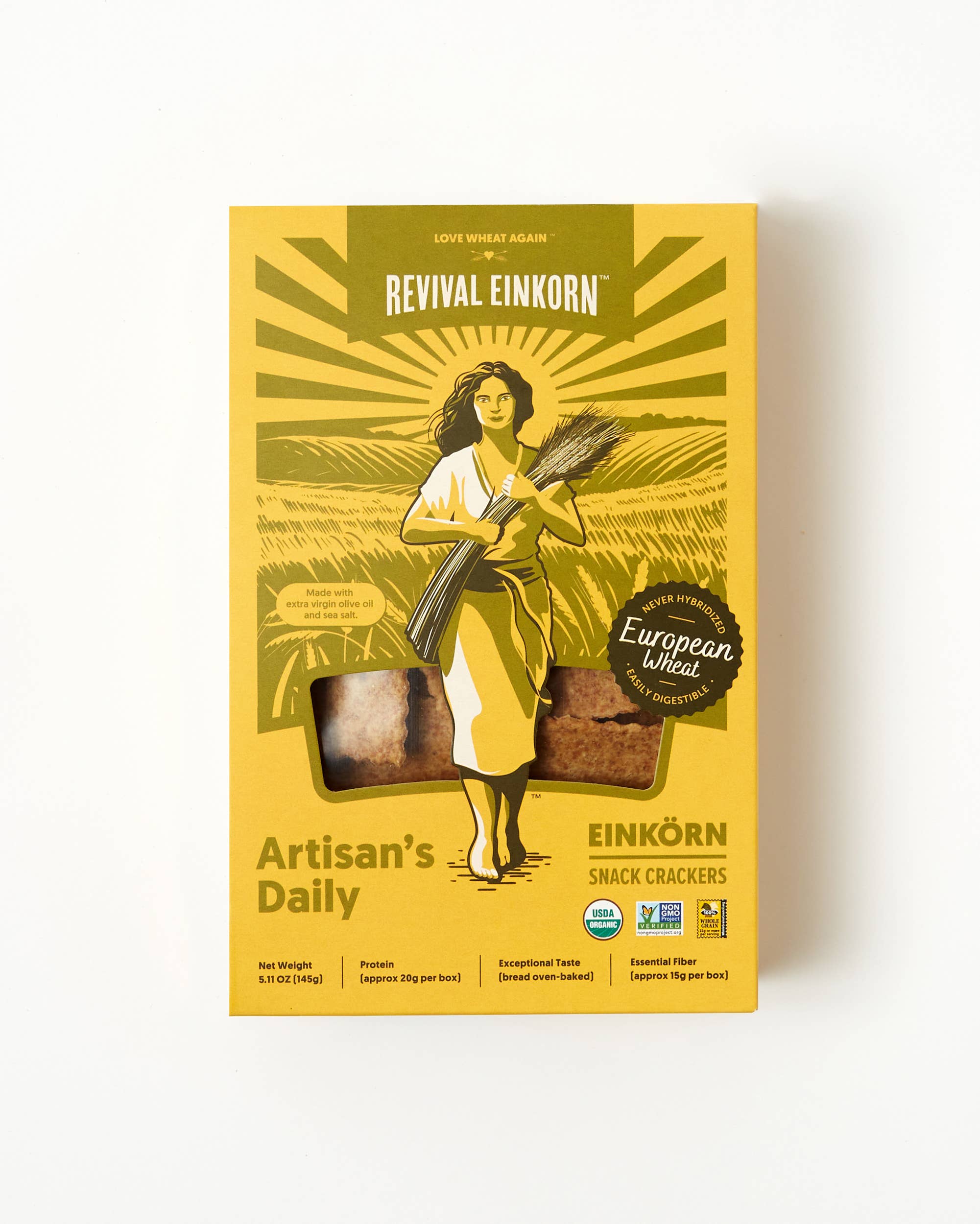 Revival Einkorn - Wholesale Crackers - Artisan’s Daily Crackers7