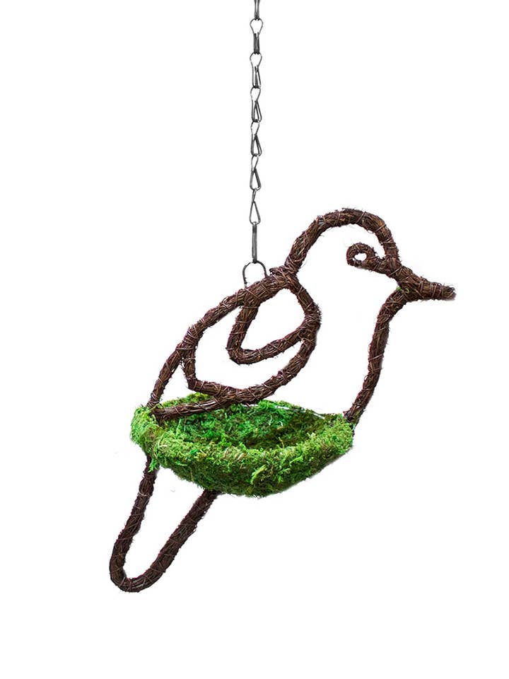 Dove Woven Bird Feeder for wholesale by SuperMoss