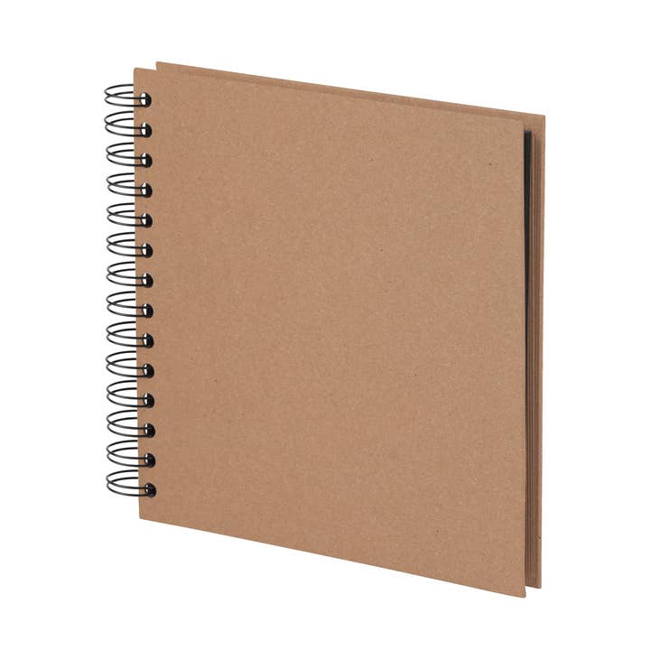 S.O.H.O. Kraft - Wire-O Fotoalbum 60/180 X 180 mm, Sort for engroshandel hos Rössler Papier