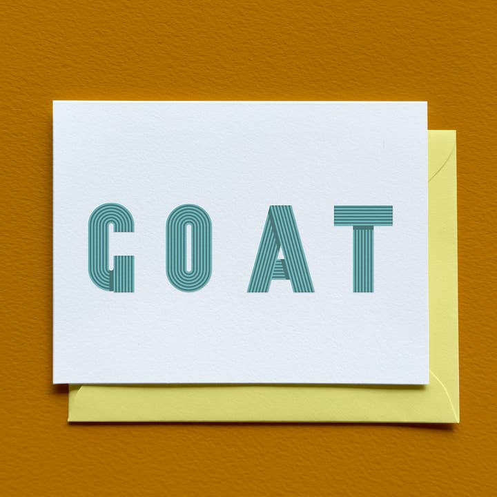 Carte GOAT pour la vente par Laughing Owl Press Co.